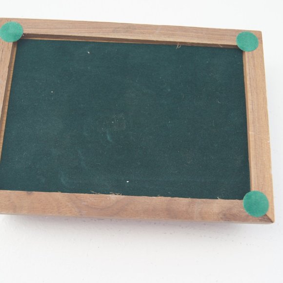 Wood Double Card Deck Box Storage for 2 Decks Playing Cards - Rustic Primitive - Picture 5 of 5